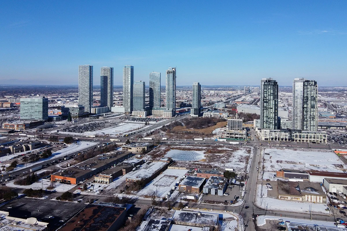 Vaughan Metropolitan Centre skyline