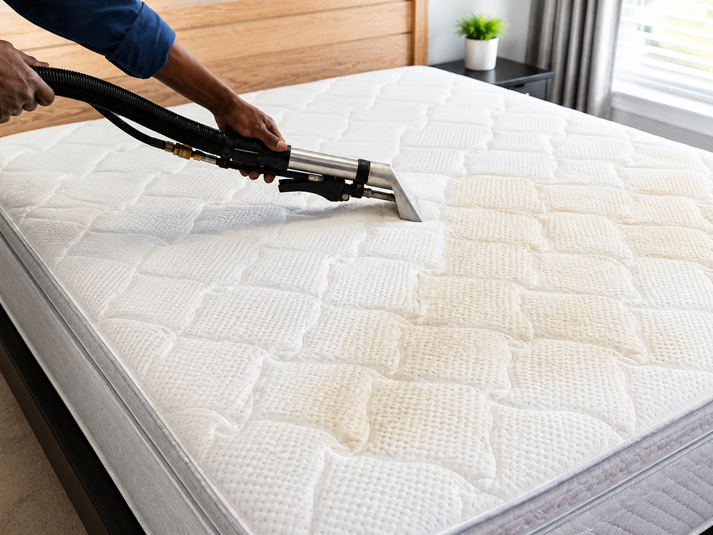 Mattress deep cleaning and stain removal by SoftNest