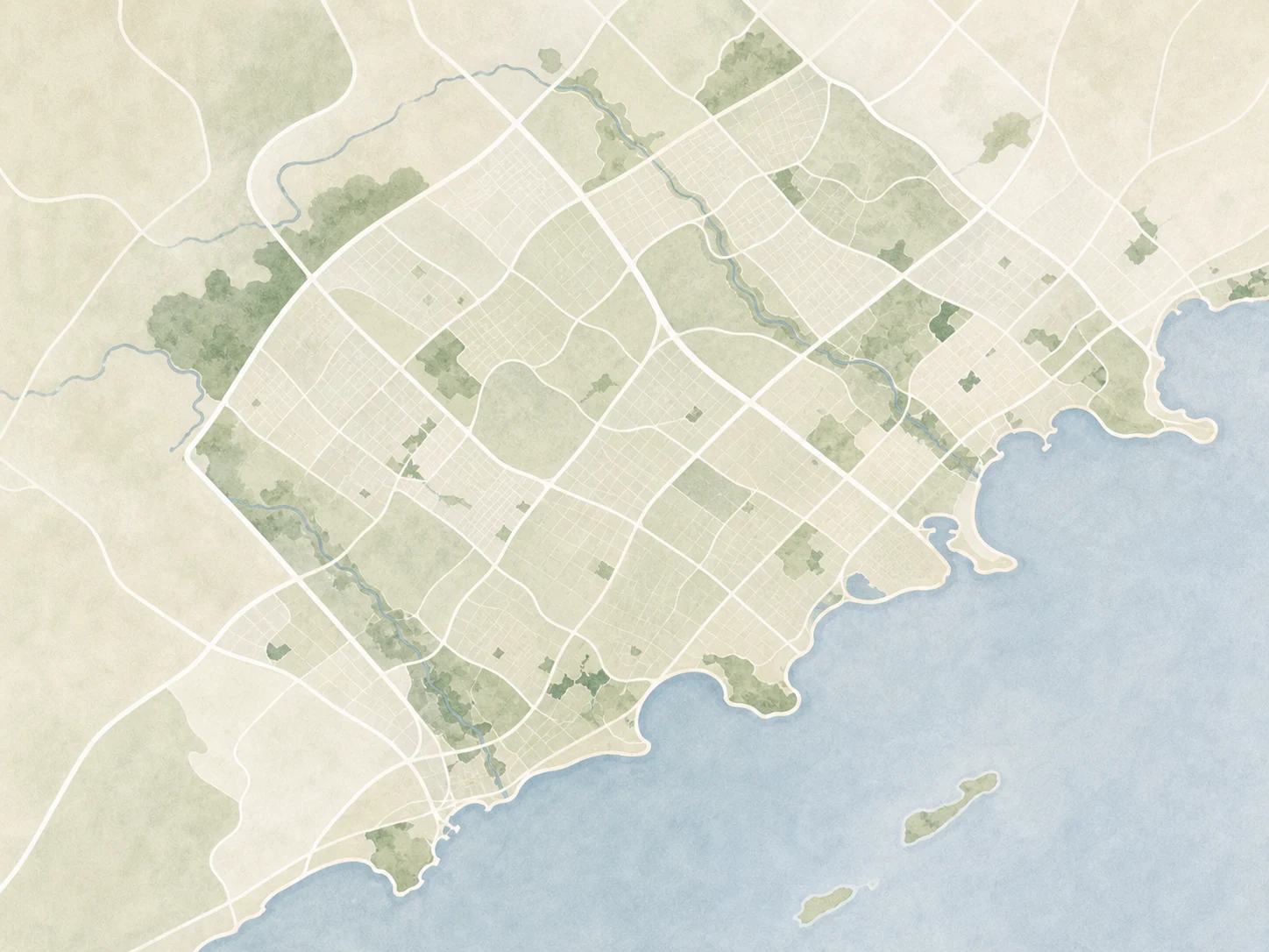 Map showing SoftNest service coverage across Mississauga neighbourhoods
